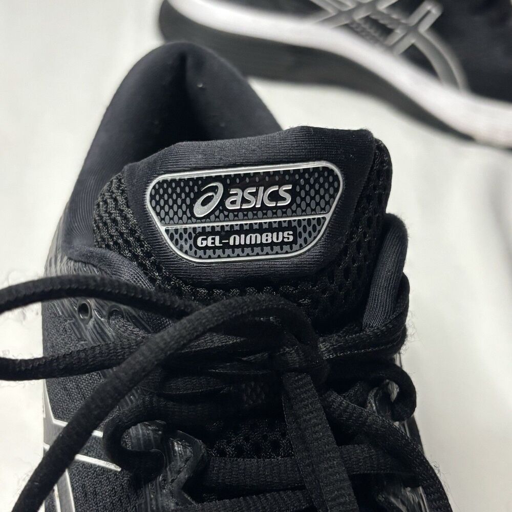 ASICS GEL-Nimbus 21 Black White Running Shoes Women’s Size 9.5 - Picture 5 of 9